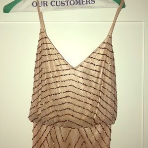 Adrianna Papell floorlength beaded ball gown sz 2